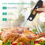 Termometer Makanan Digital Termometer Dapur BBQ untuk Daging Air Susu